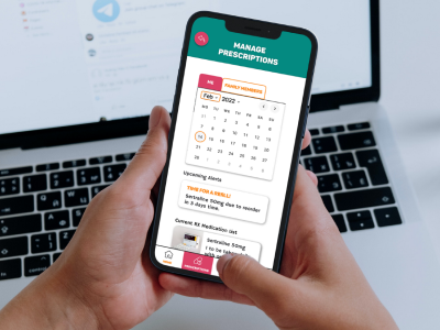 RX Ready Prescription Management Screen