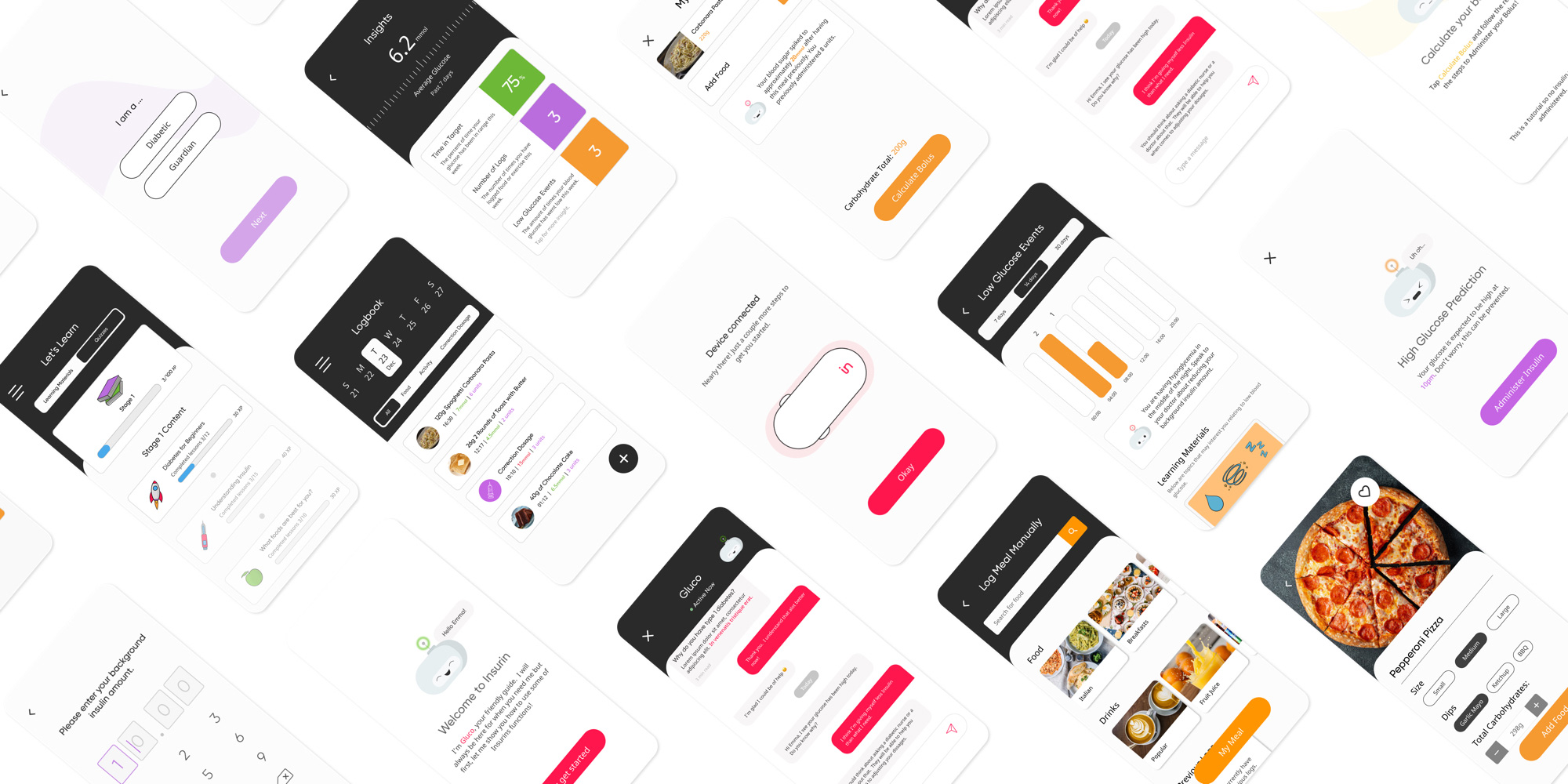 selection of mockups
